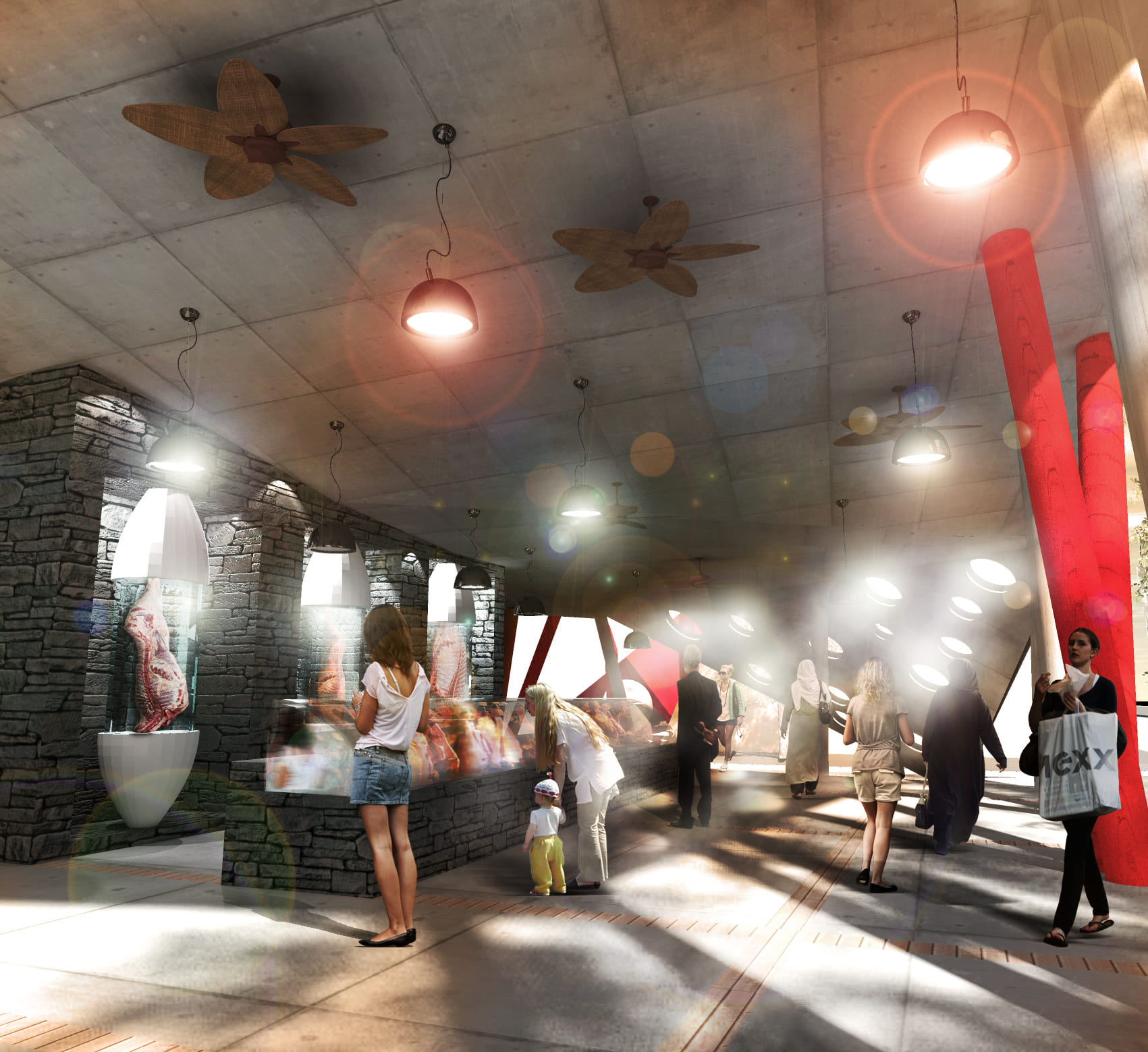 Espacios comerciales interiores