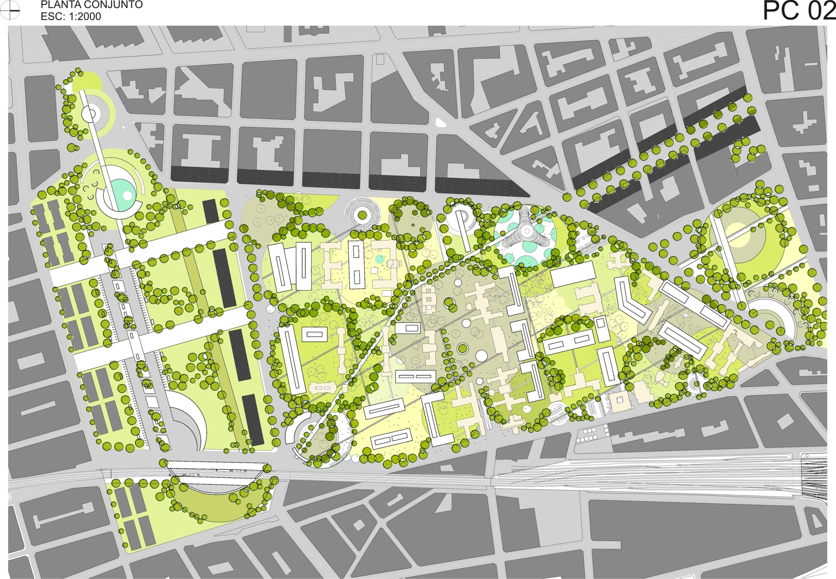 Plaza pública integrada