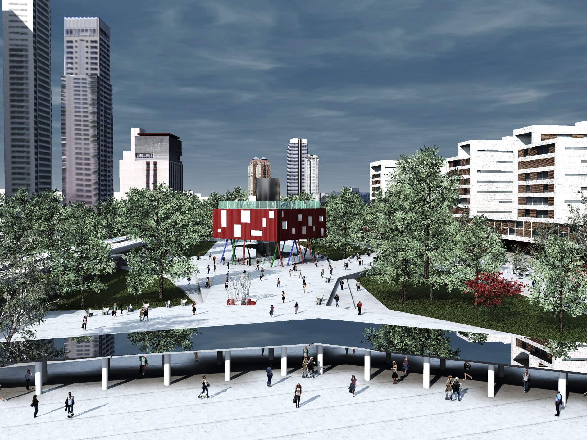 Viviendas multifamiliares integradas